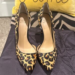 INC International Concepts Leopard Print Heels